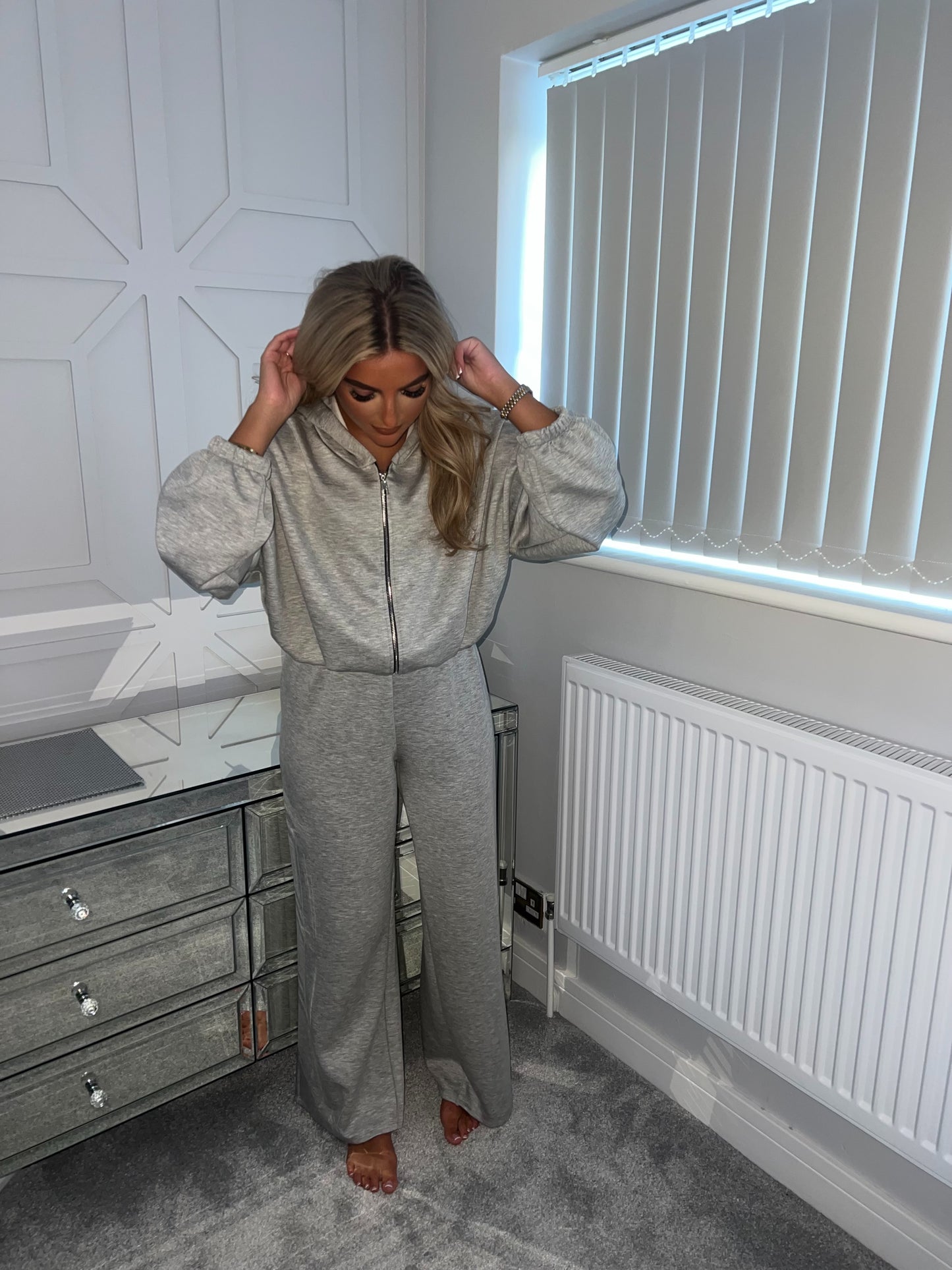 ZIP UP TRACKSUIT - GREY